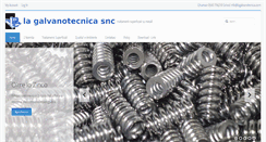 Desktop Screenshot of lagalvanotecnica.com